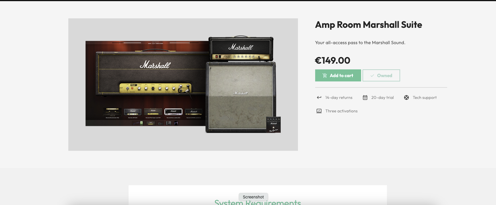 Softube Amp Room Marshall Suite